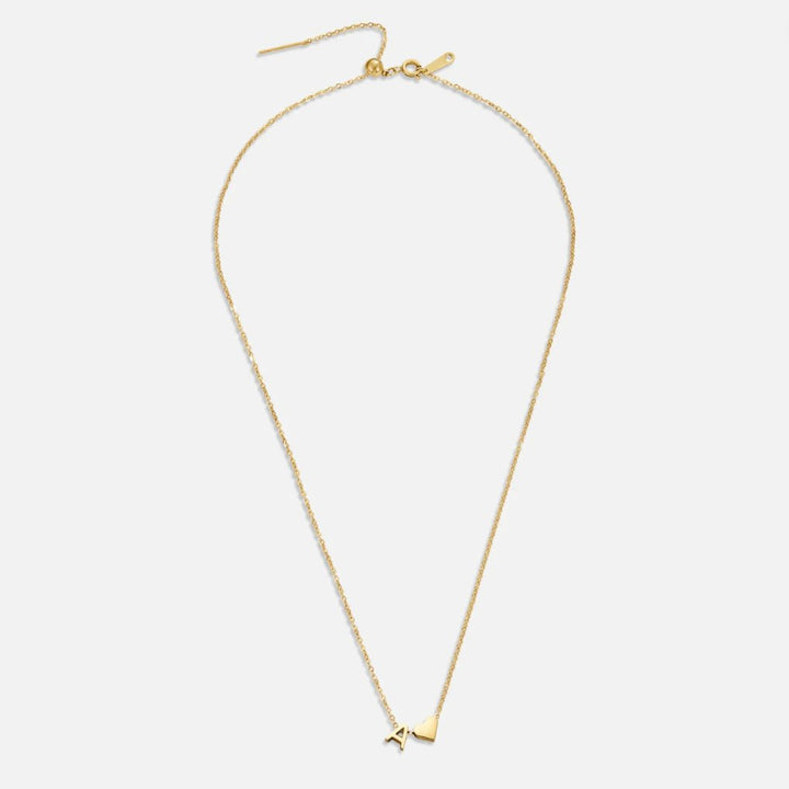 Collier Initial Intemporel avec Pendentif Cœur
