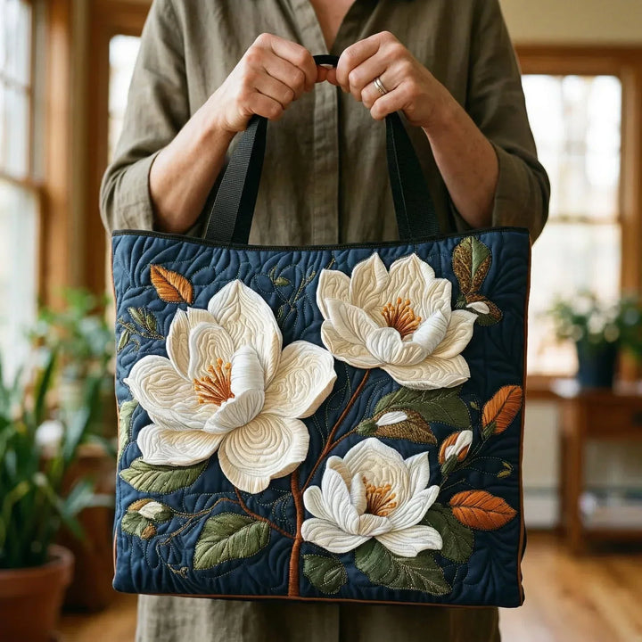 Sac en tissu matelassé fait main - Magnolia Delicata