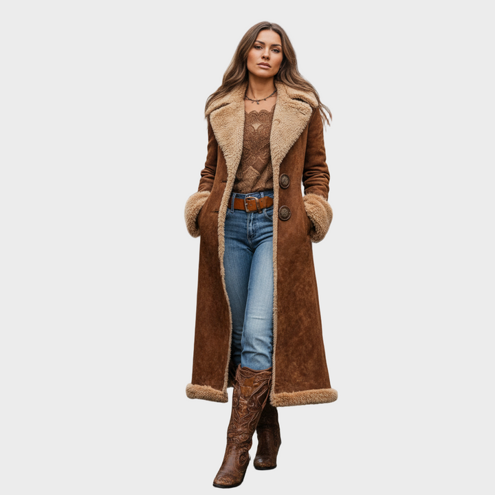 Isabella - Long manteau d'hiver élégant