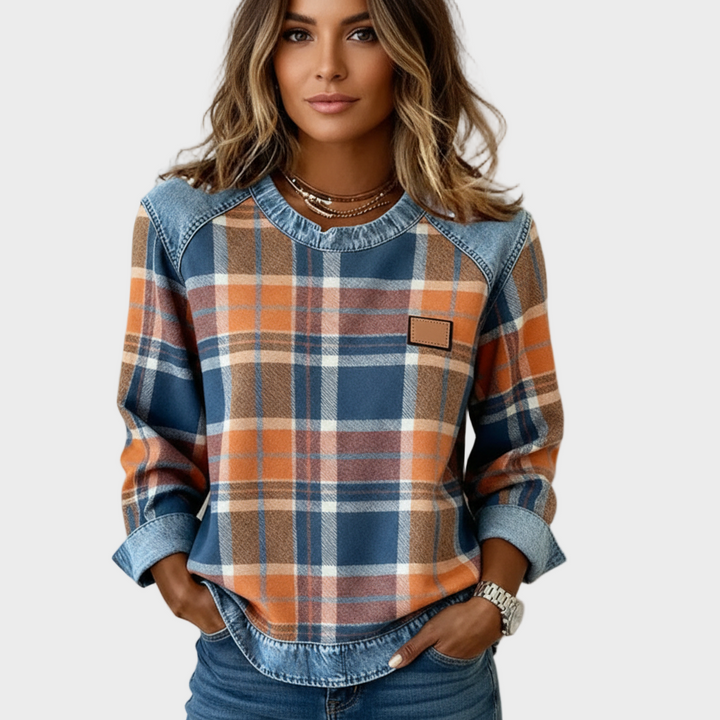 Ivy – Sweat à Motif Patchwork pour Femme