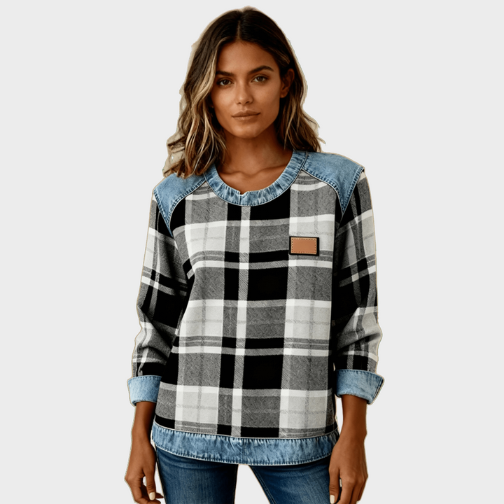 Ivy – Sweat à Motif Patchwork pour Femme