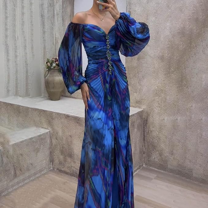 Sophie™ | Robe de Soirée Longue Plissée
