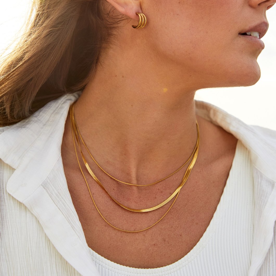 Collier en Or Multicouche