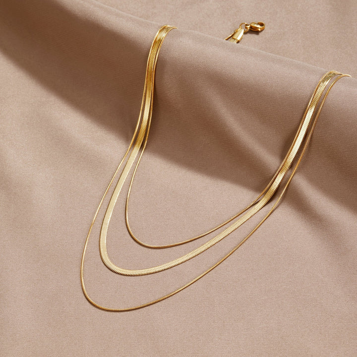 Collier en Or Multicouche