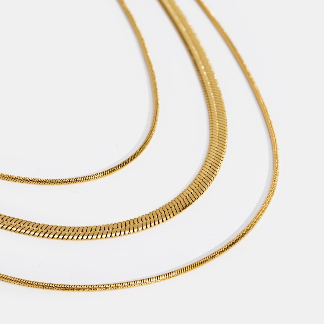 Collier en Or Multicouche