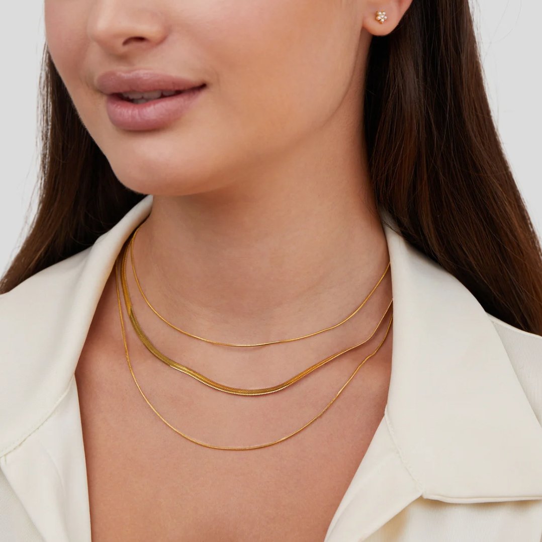 Collier en Or Multicouche