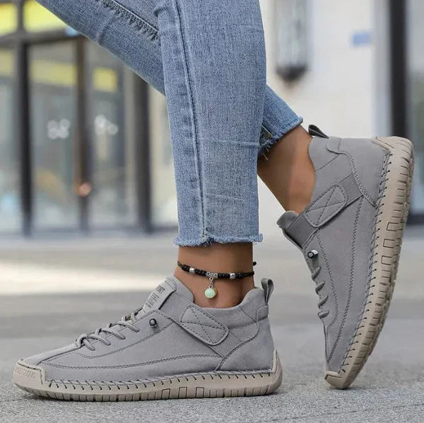 Gisela - Chaussures orthopédiques confortables effet cuir