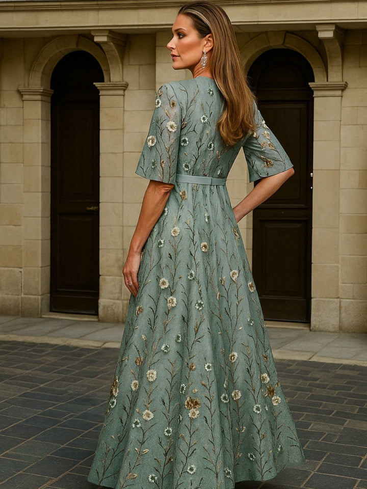 La Scintilla | Robe Longue Élégance Botanique
