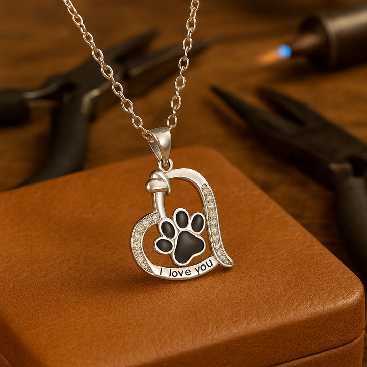 Collier avec Pendentif Empreinte