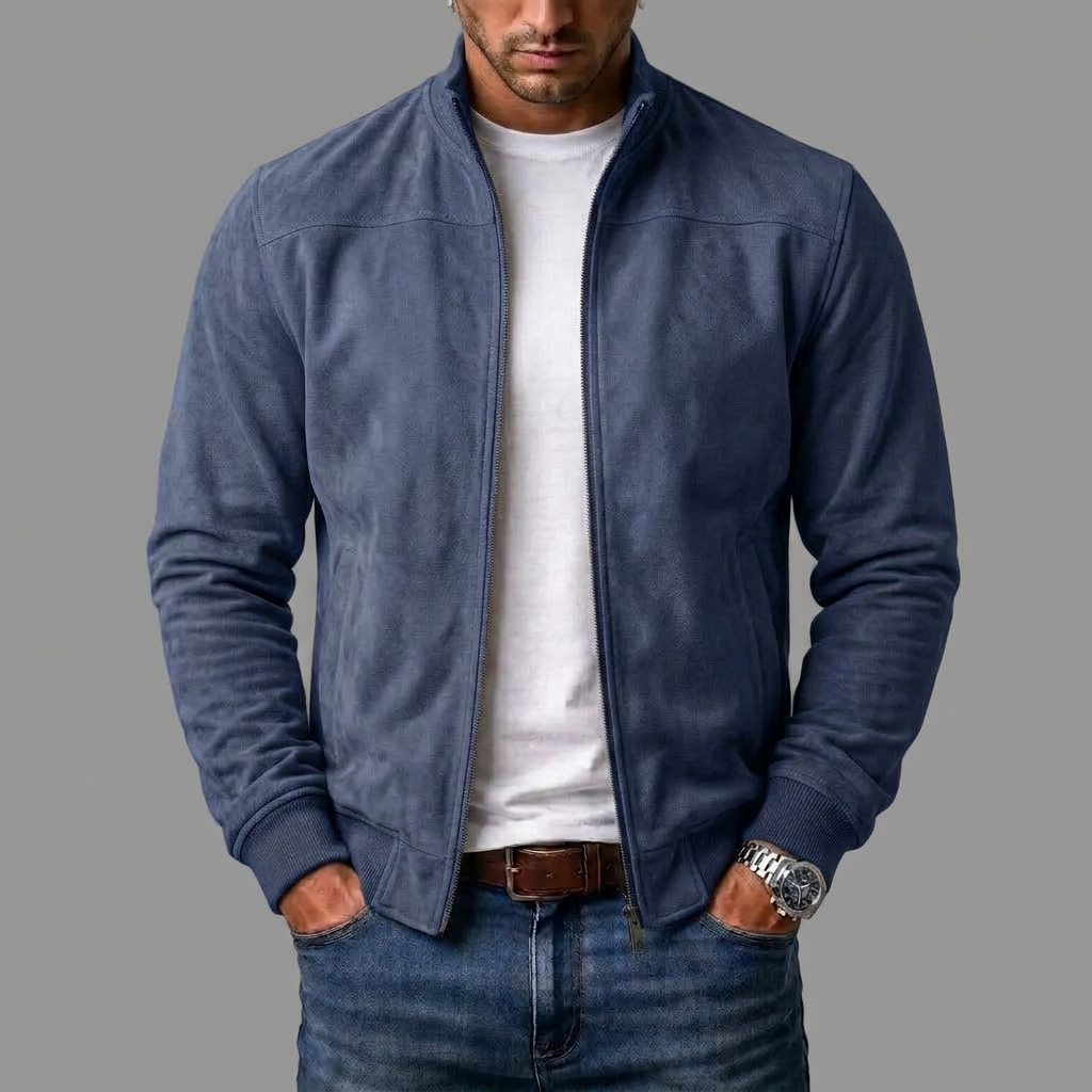 Ceasar  | Blouson aviateur en daim