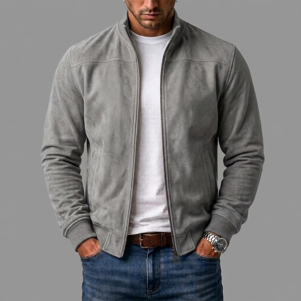 Ceasar  | Blouson aviateur en daim