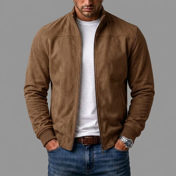 Ceasar  | Blouson aviateur en daim