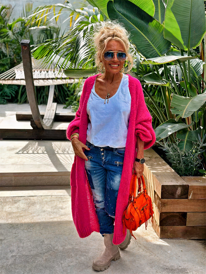 Luv & Lola - Cardigan d'été bohème Paix & Amour