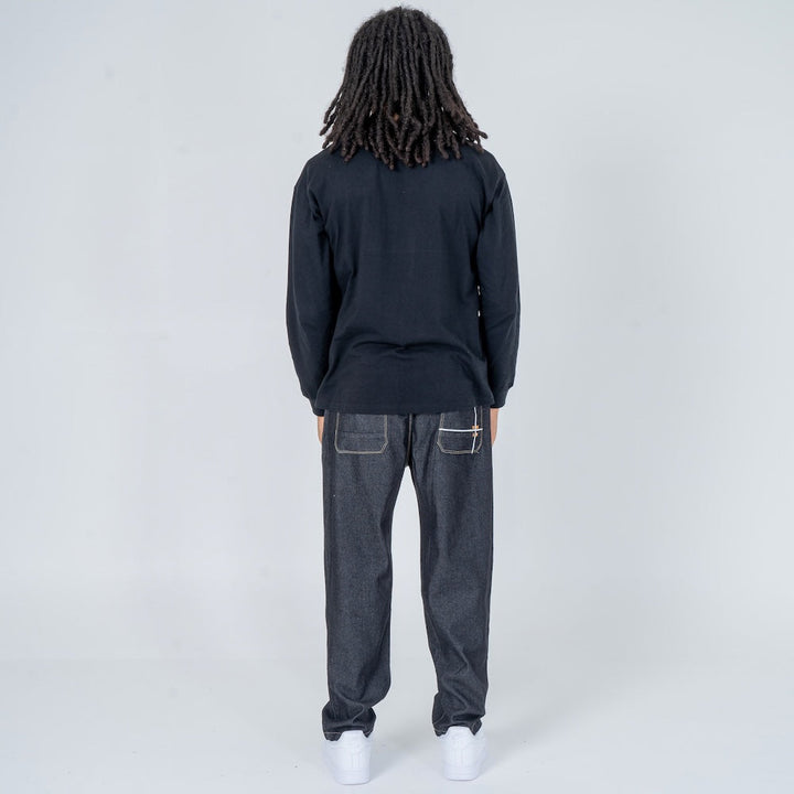 Ikki - Pantalon en denim confort
