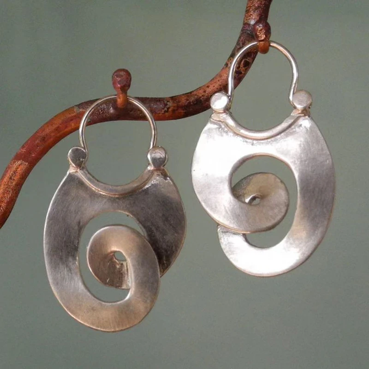 Boucles d'oreilles en argent vintage