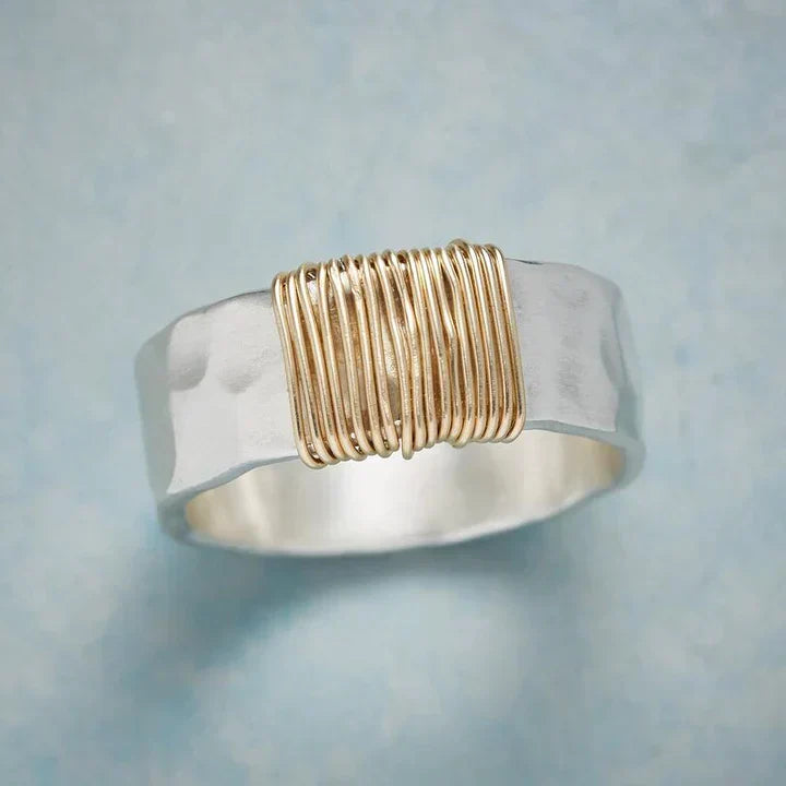 Bague Lijn van Goud™ – Argent Raffiné