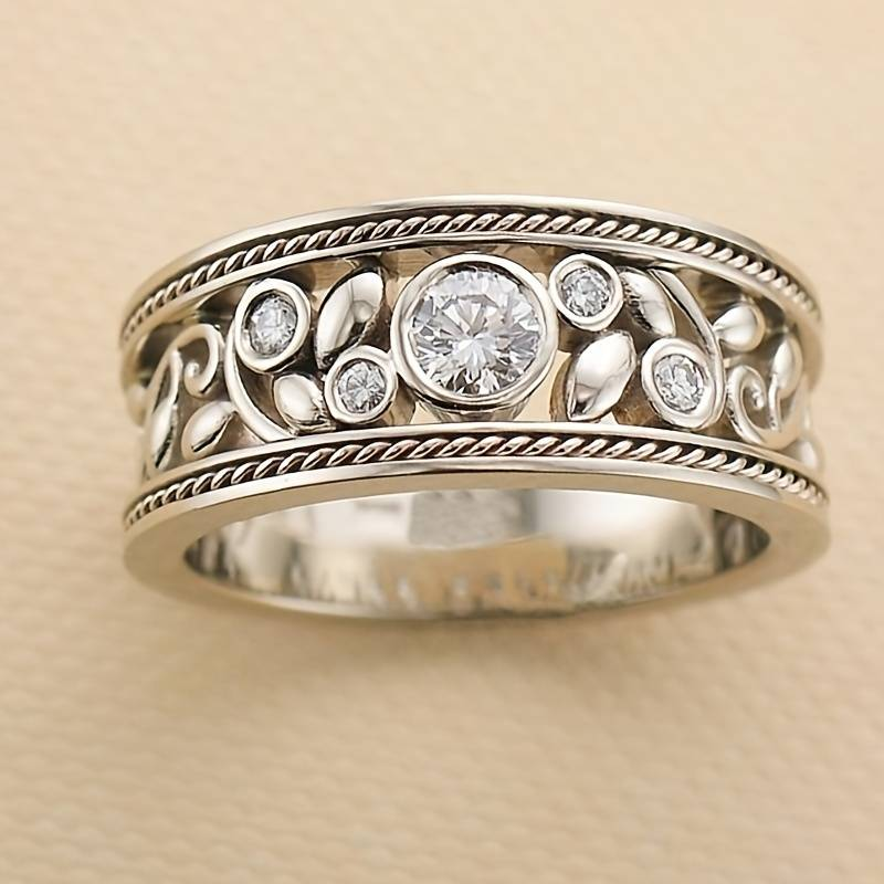 Bague en Argent Intemporelle™ – Brillance de Zircon