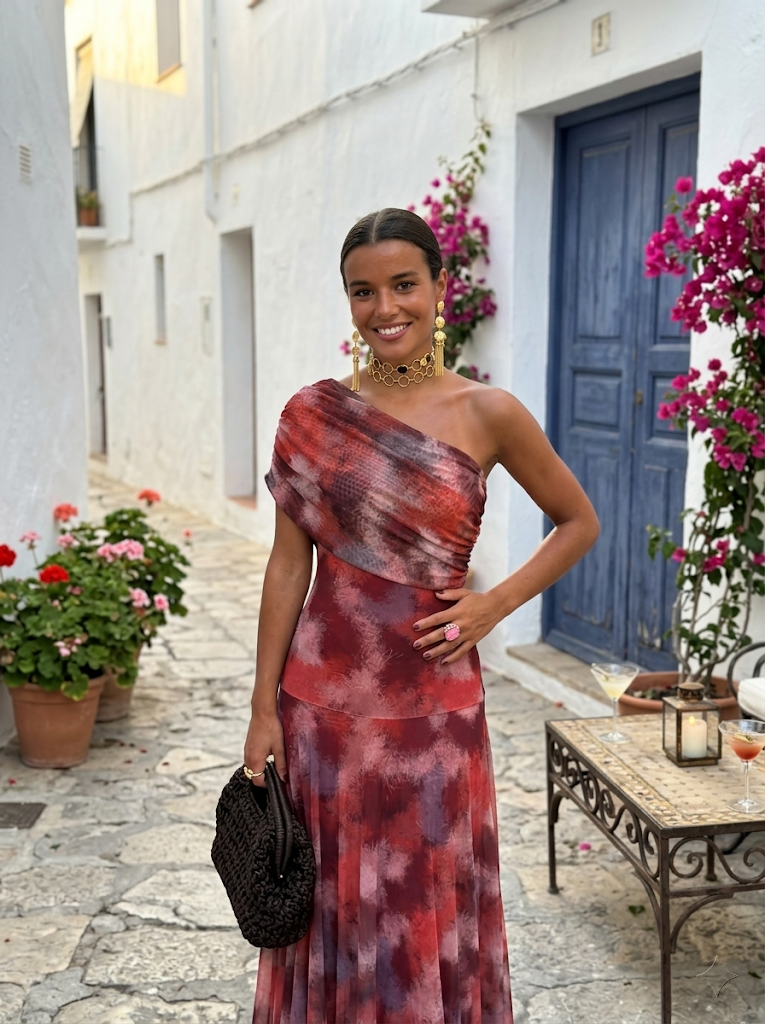 Carla | Élégante et simple robe maxi