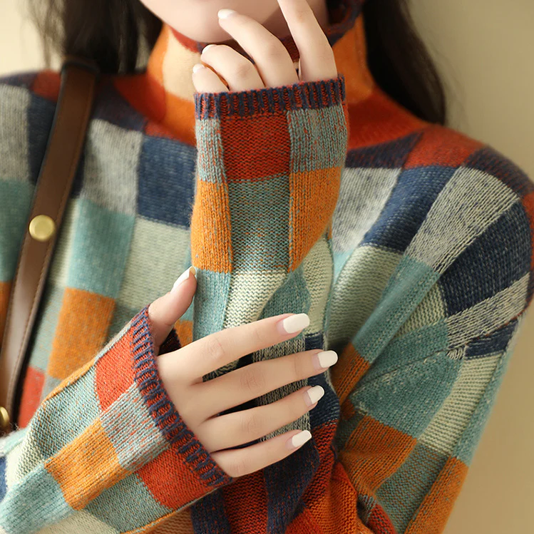 Andrea™ | Pull à col roulé en cachemire doux
