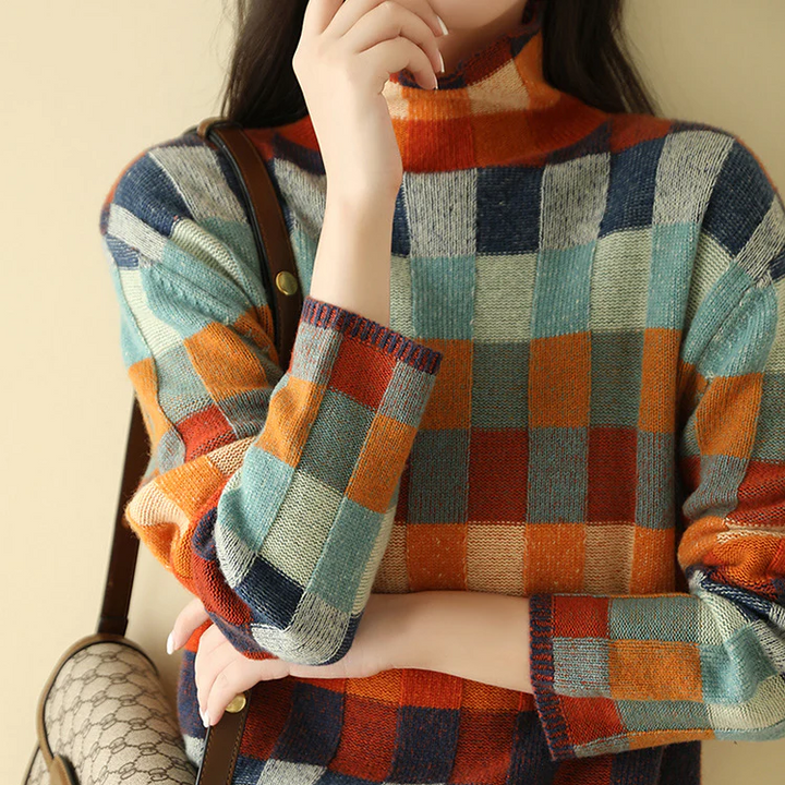 Andrea™ | Pull à col roulé en cachemire doux