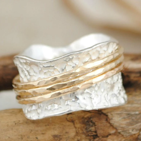 Bague Duo™ – Or & Argent