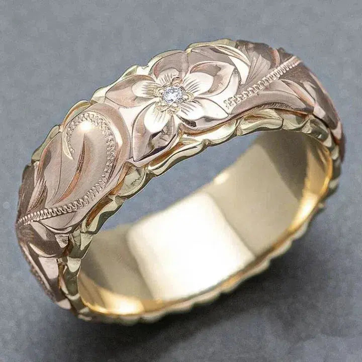 Bague en Or Rose Antique