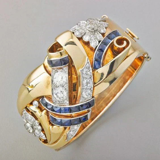 Bague Vintage en Or avec Zirconia