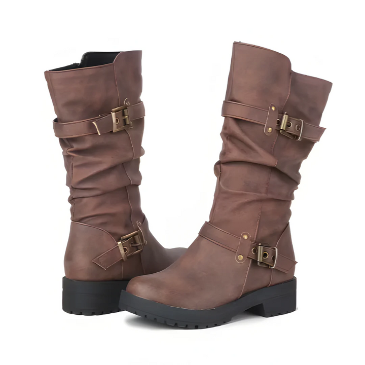 Emma® - Bottes en cuir écologique ⏐Édition Premium