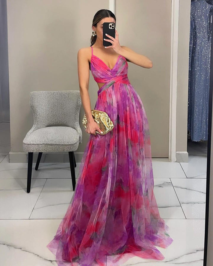 GISELLE | Robe Maxi en Chiffon
