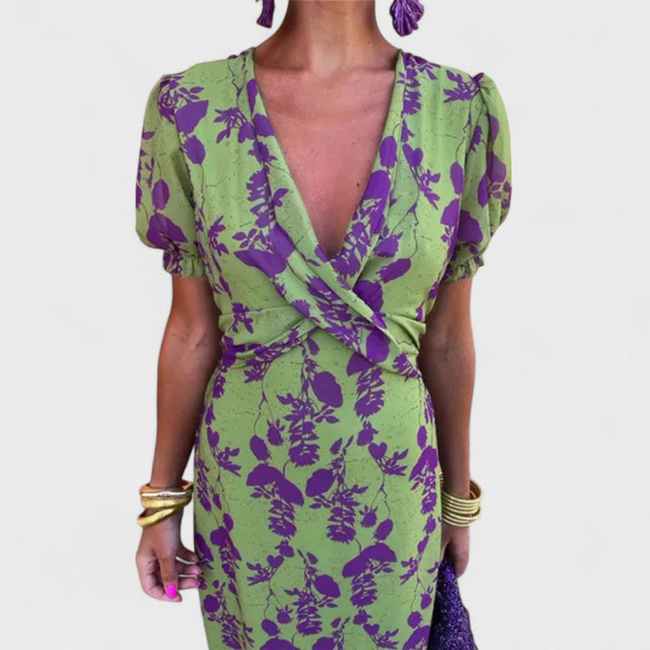 Carmen | Robe Élégante Premium avec Décolleté Profond