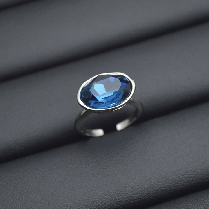 Bague Celeste Bleue™ – Brillance Vintage