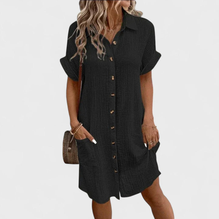 Emma | Robe en Lin Artisanale pour Femme