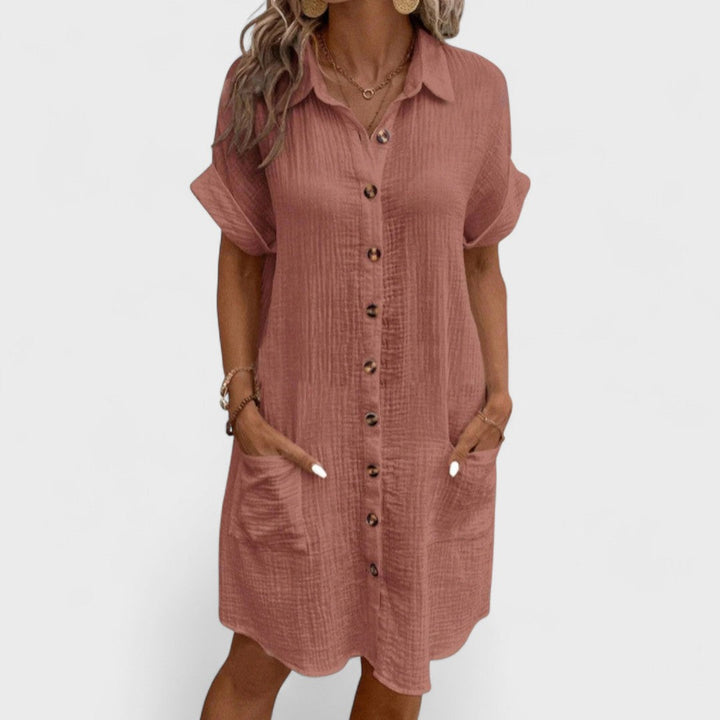 Emma | Robe en Lin Artisanale pour Femme
