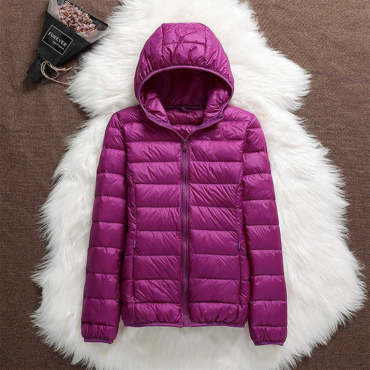 Nathalie | Veste en duvet pour femmes avec capuche