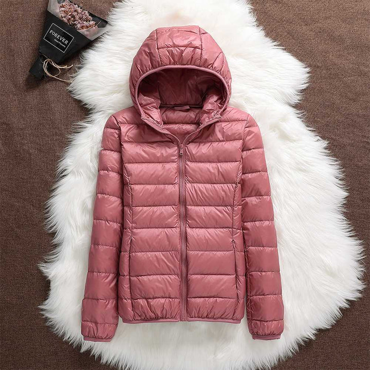 Nathalie | Veste en duvet pour femmes avec capuche