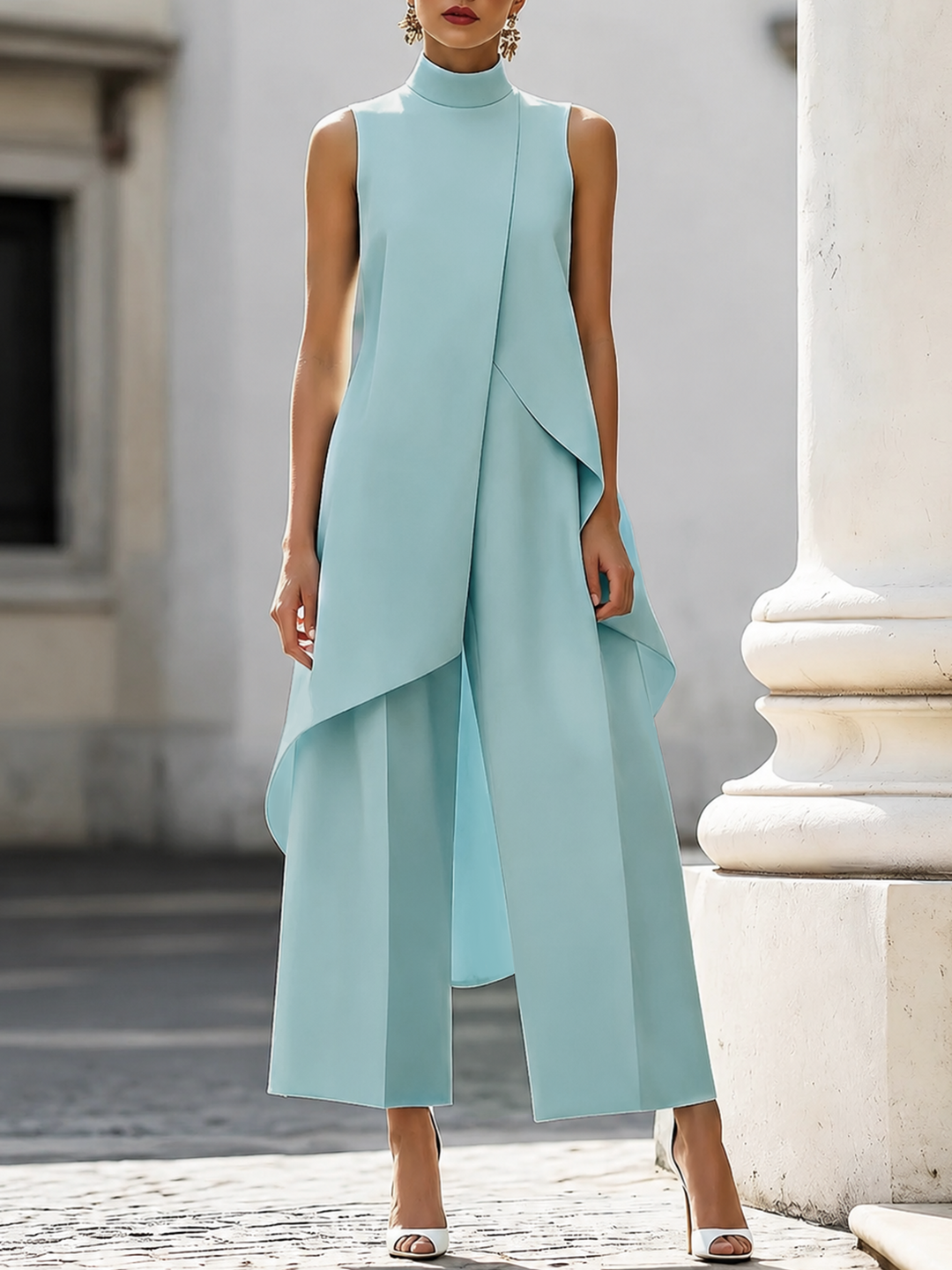 Lucía • Robe longue avec une élégante chute