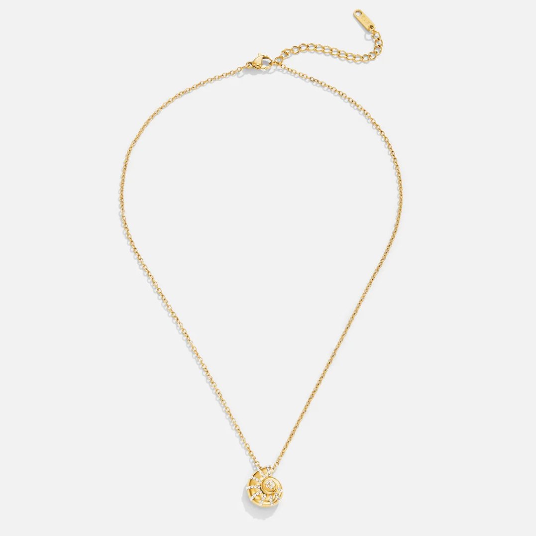 Collier avec Pendentif en Cristal Coquillage