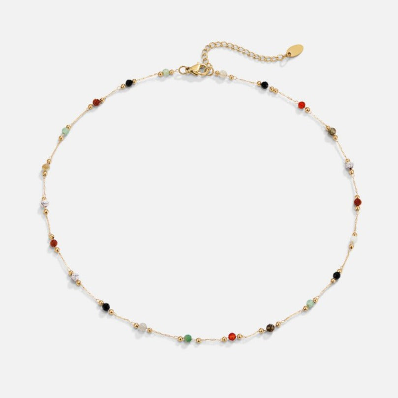 Collier minimaliste avec pierre