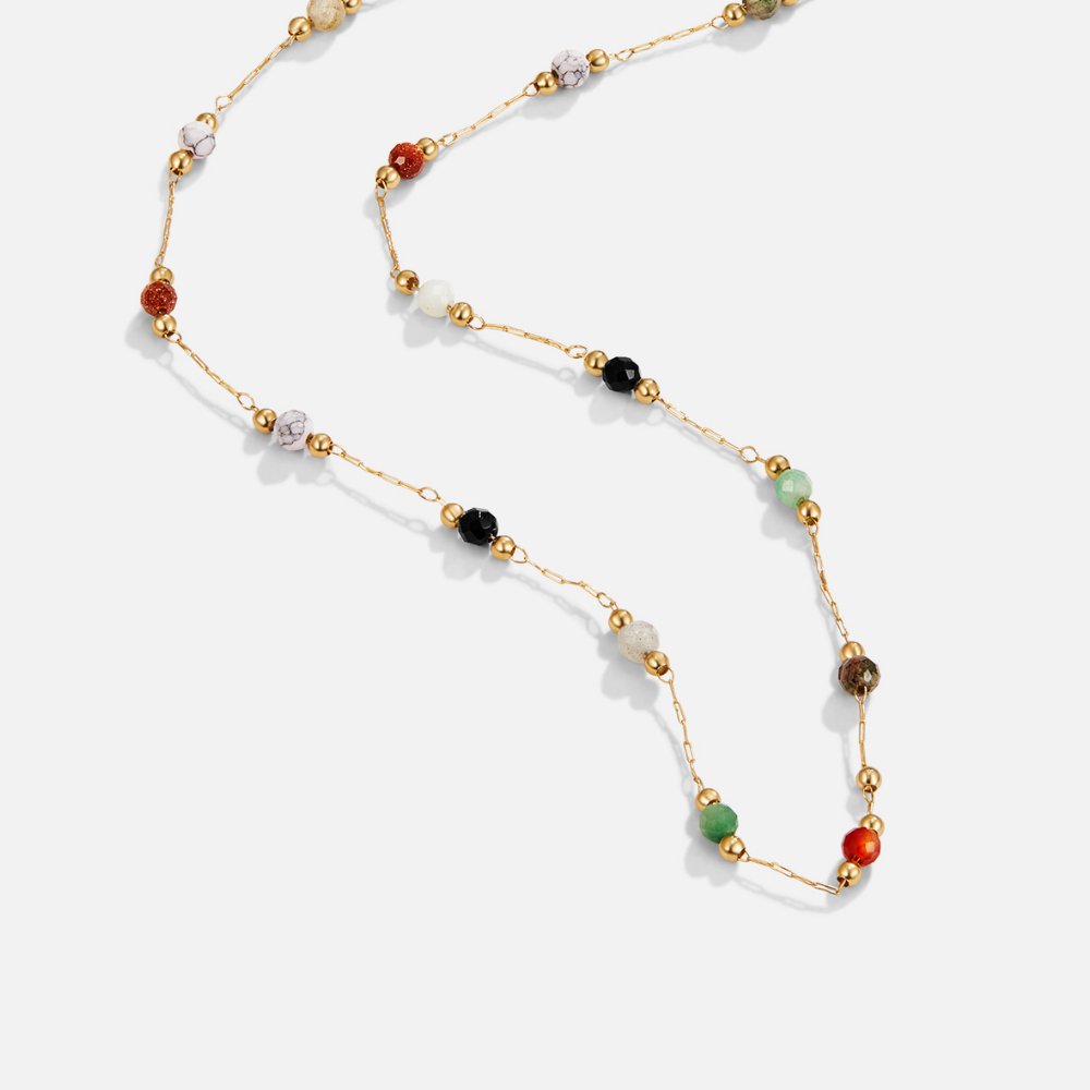 Collier minimaliste avec pierre