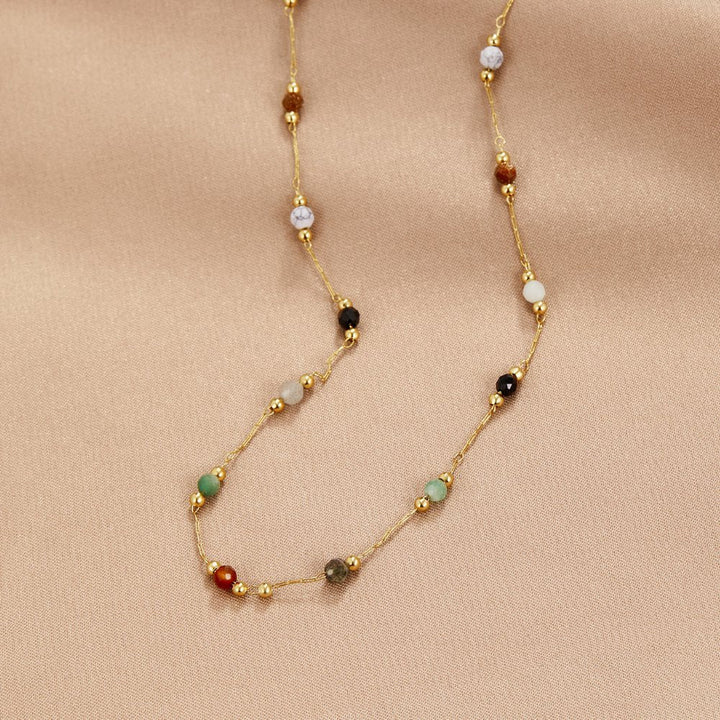 Collier minimaliste avec pierre