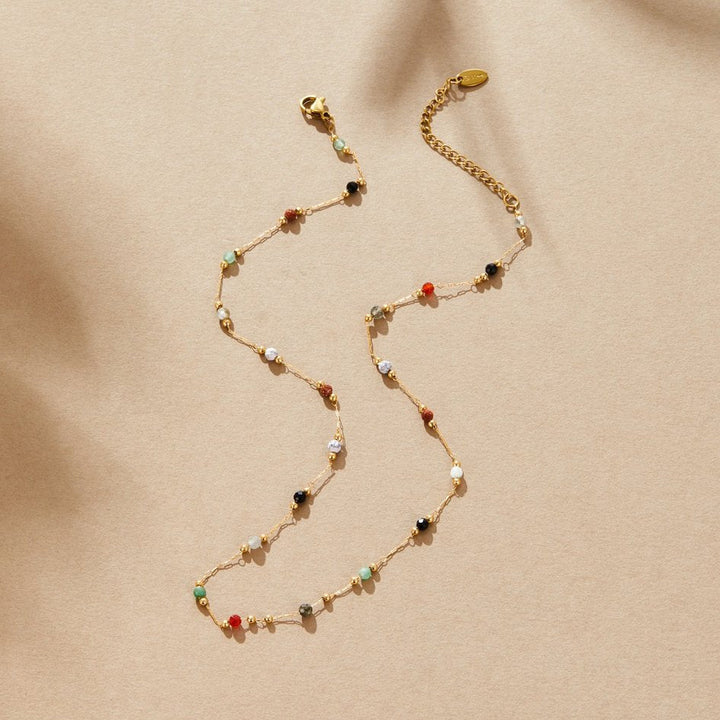 Collier minimaliste avec pierre