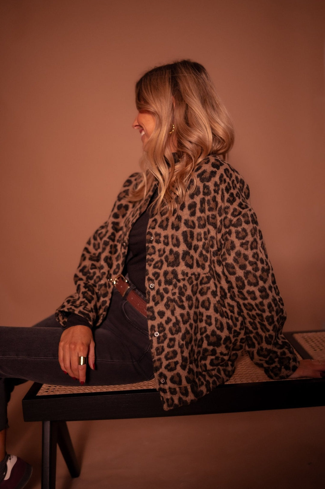 Susanne™ | Veste tendance avec motif léopard
