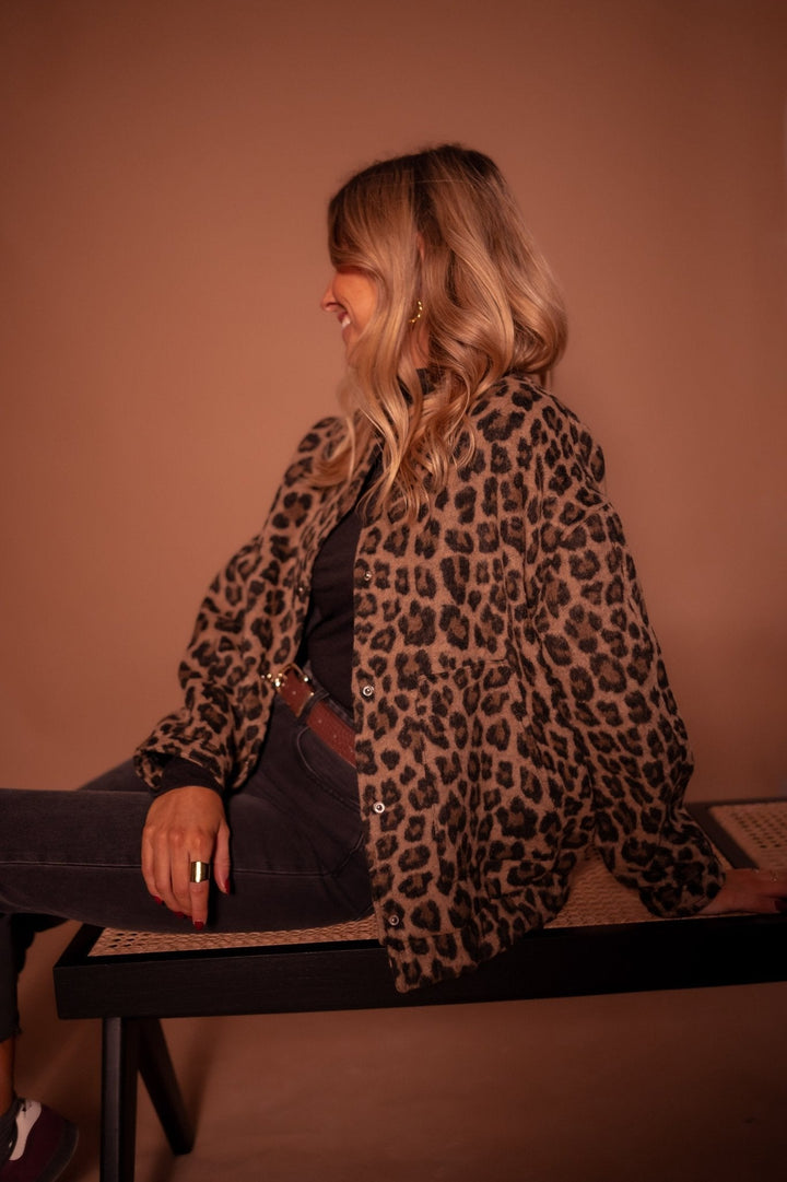 Susanne™ | Veste tendance avec motif léopard