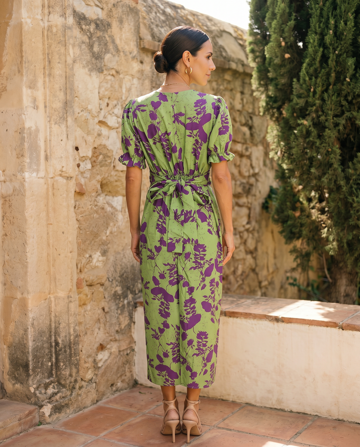 Andrea | Robe longue avec imprimé