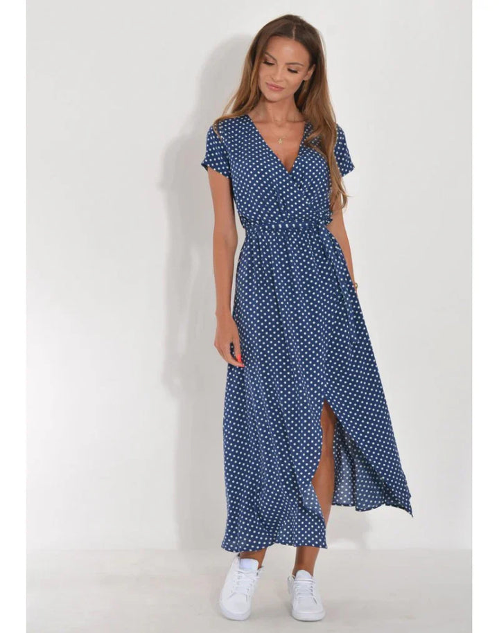 Giada™ | Robe élégante avec décolleté en V et coupe ajustée