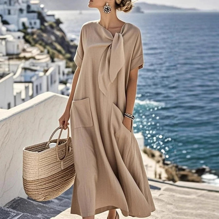 Emilia™ | Maxi Robe avec Nœud