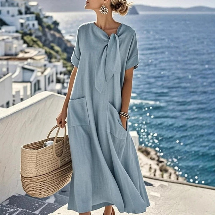 Emilia™ | Maxi Robe avec Nœud