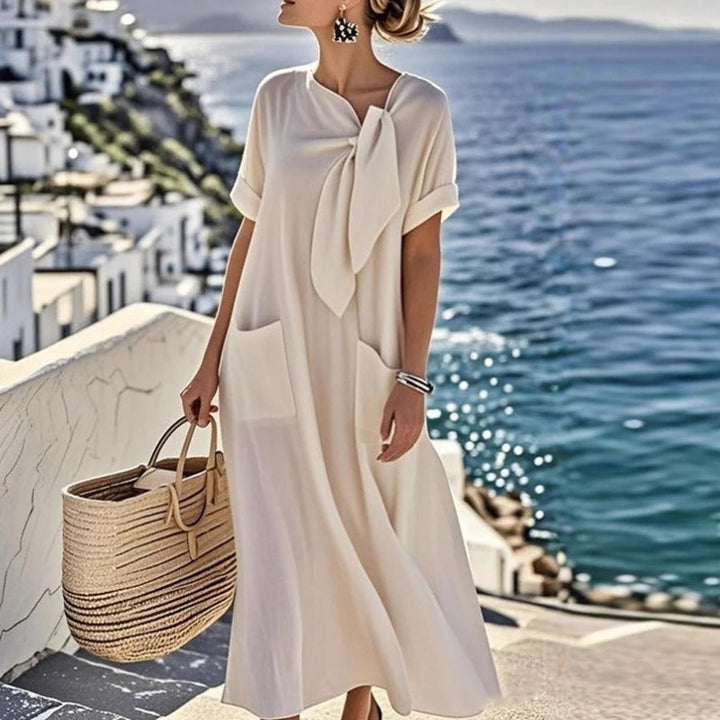 Emilia™ | Maxi Robe avec Nœud