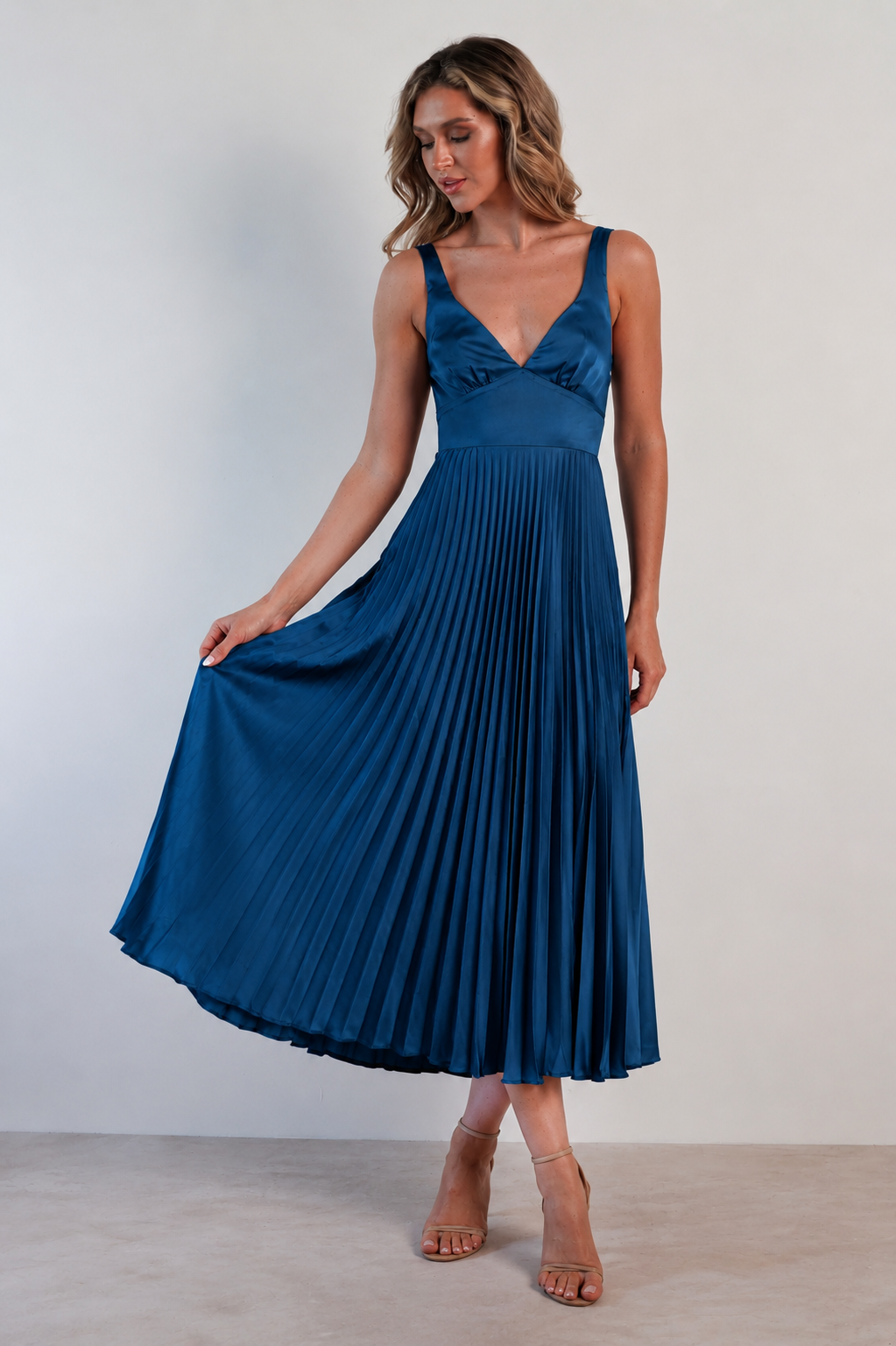 MALKA | Robe Maxi Élégante avec Tissu Doux