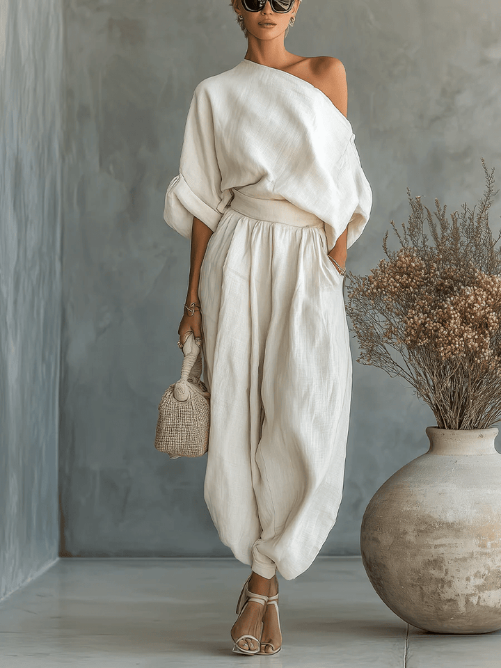 Mila™ | Ensemble de 2 pièces avec décolleté Bardot
